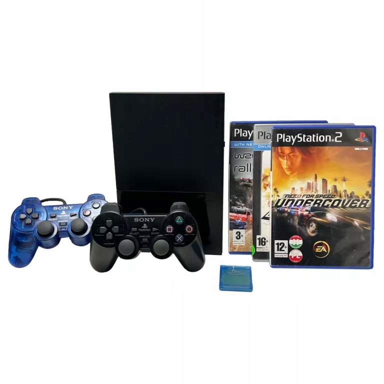KONSOLA PLAYSTATION 2 SLIM PS2 | 2 PADY | GRY