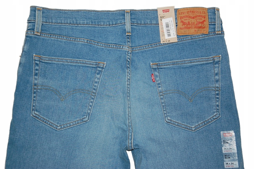 LEVIS 511 36/34 W36 L34 SLIM 3697 pas 94 do 98 cm