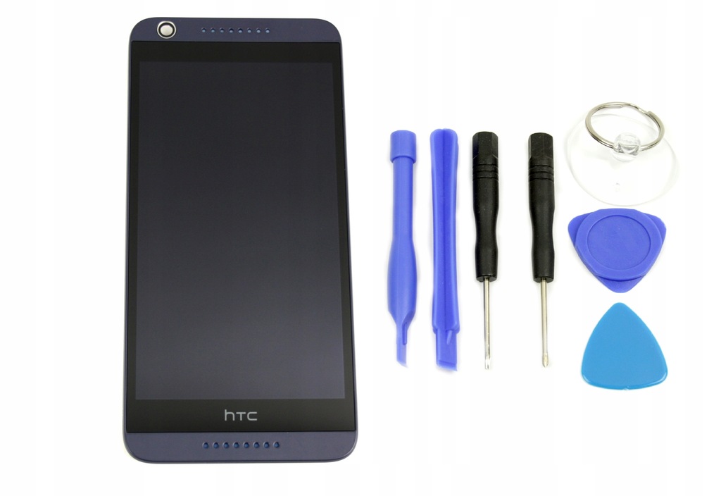 DESIRE HTC 626 EKRAN LCD + DIGITIZER + BLUE RAMKA
