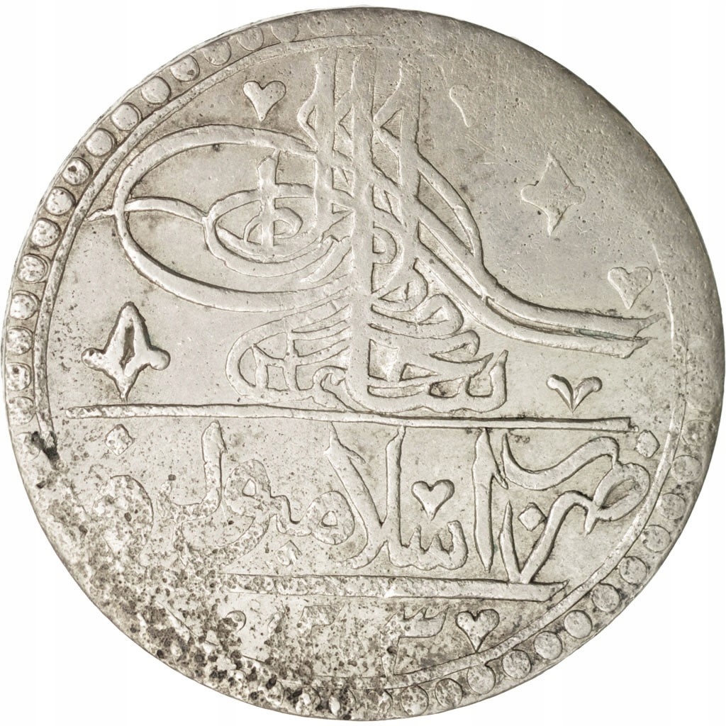 Moneta, Turcja, Selim III, Yuzluk, 1801, Islambul,