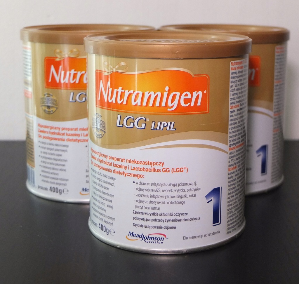 Mleko początkowe Nutramigen 1 LGG Lipil 400 g
