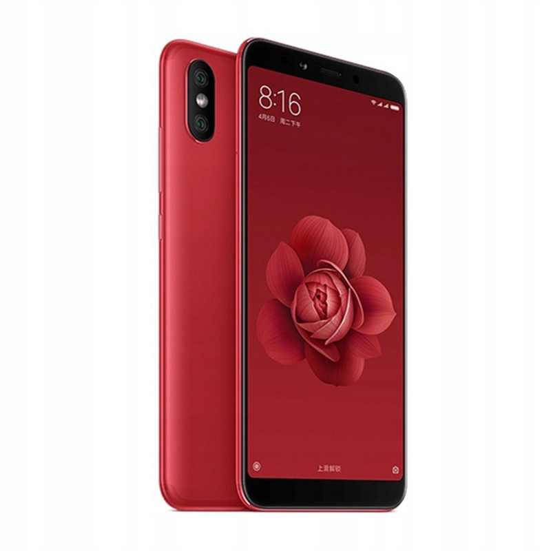Smartphones Xiaomi 6X(Mi A2) 4/64GB Czerwony