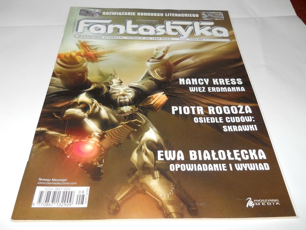 Nowa Fantastyka 8 2009 Białołęcka Kress