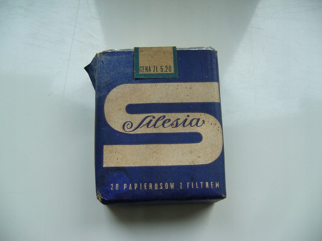 KRAKÓW PAPIEROSY SILESIA PRL CAŁE OPAKOWANIE