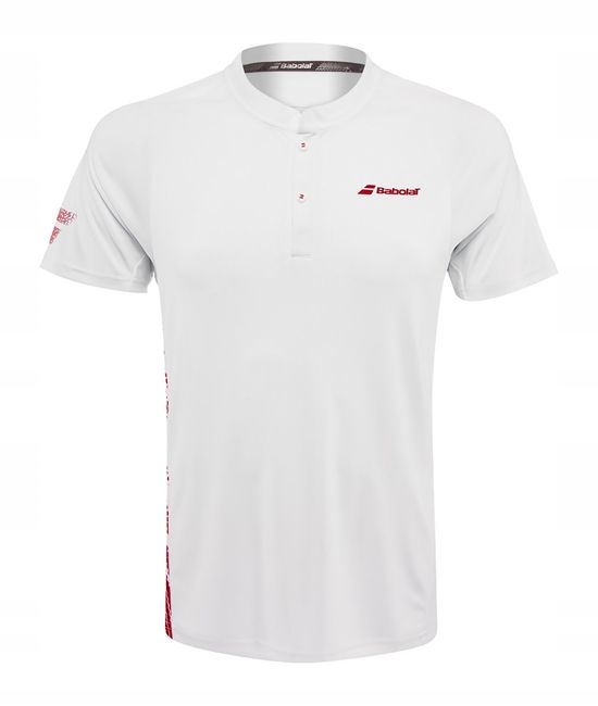 KOSZULKA BABOLAT PERFORMANCE POLO MEN 2019 WH XL