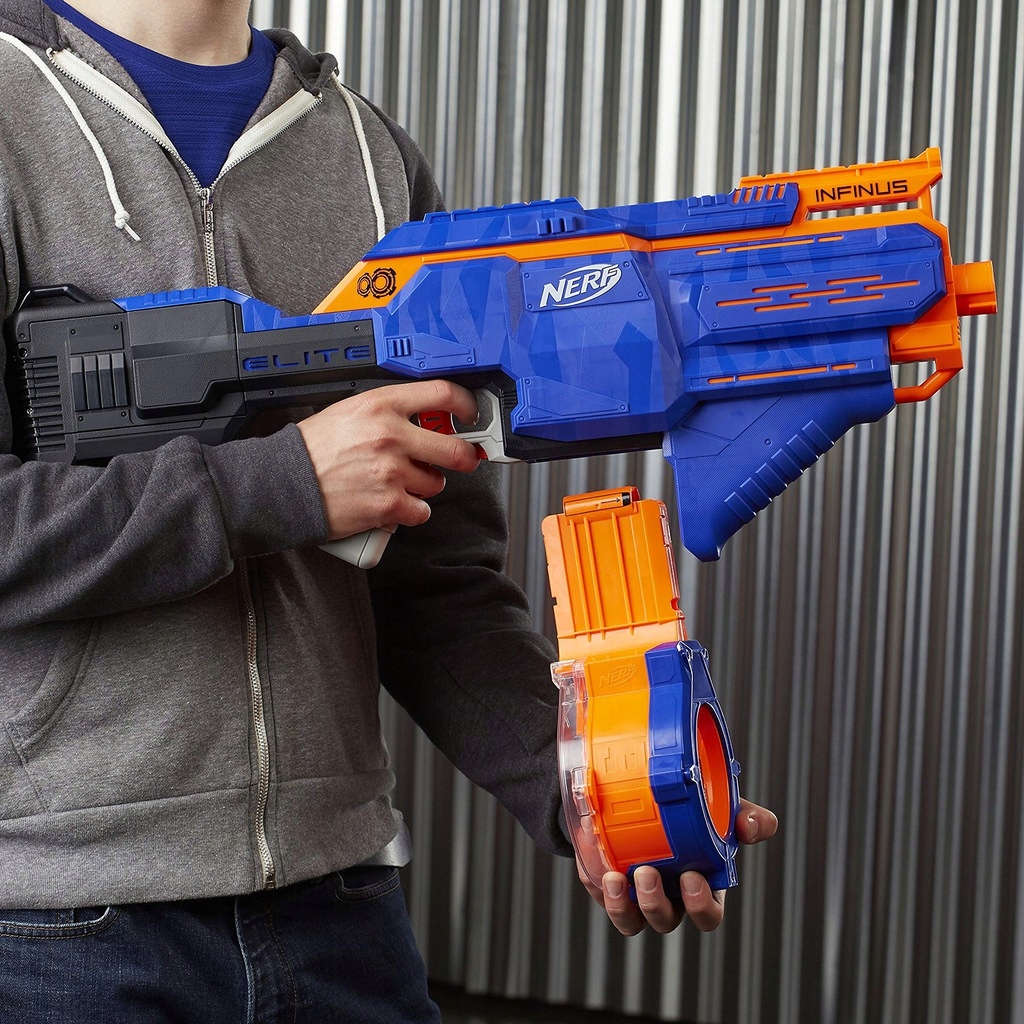 Купить АВТОМАТИЧЕСКАЯ ВИНТОВКА NERF N-STRIKE ELITE INFINUS E0438: отзывы, фото, характеристики в интерне-магазине Aredi.ru