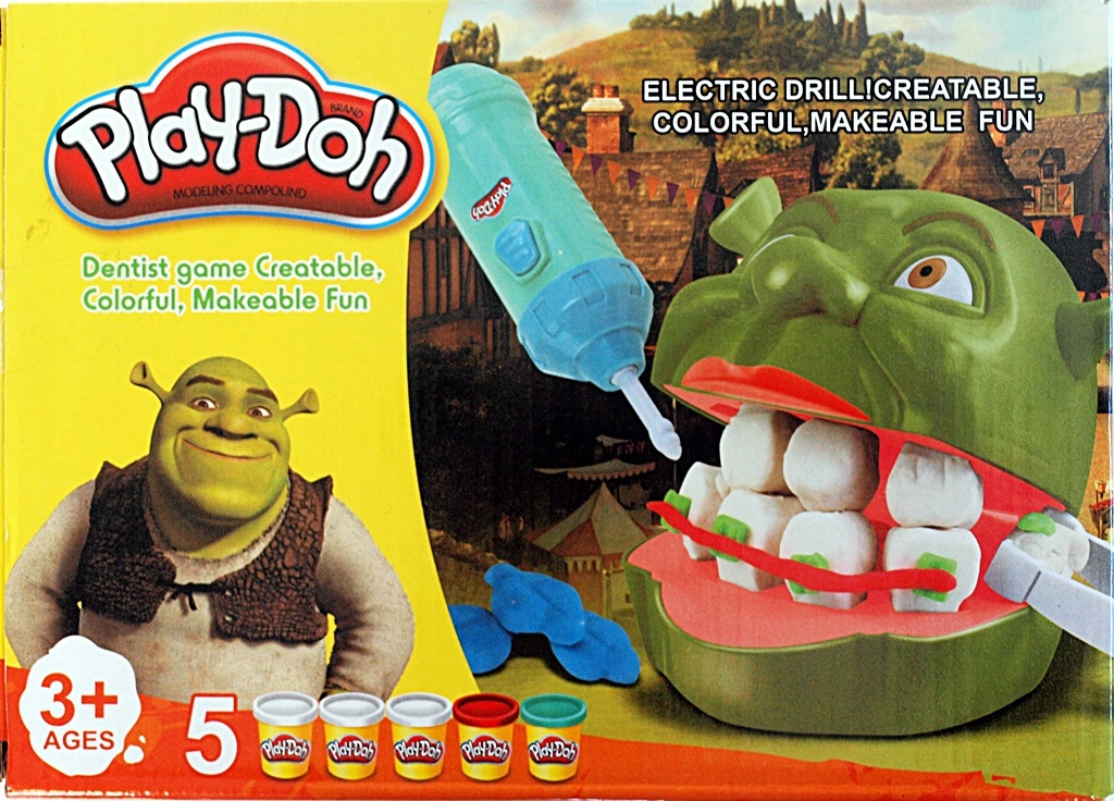 shrek play doh