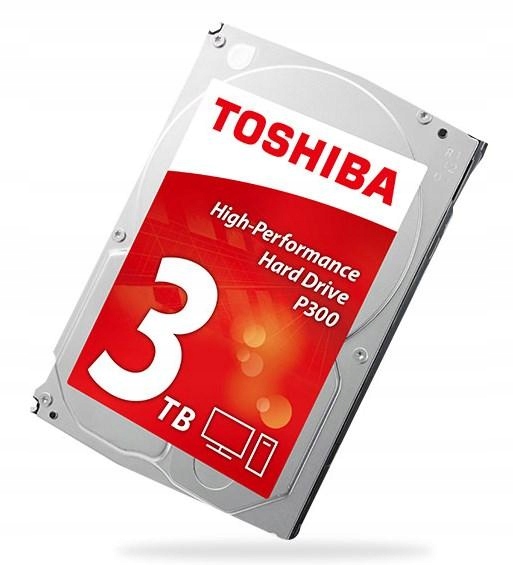 Dysk HDD Toshiba P300 HDWD130UZSVA 3 TB 3.5'' 64 MB 7200 obr/min