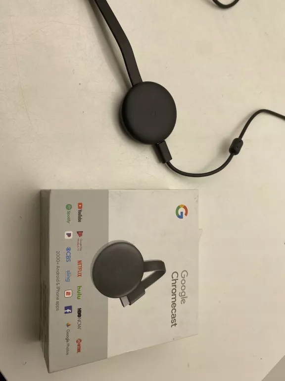 GOOGLE CHROMECAST CZARNY