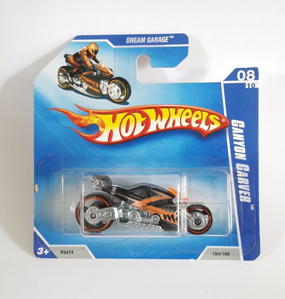 NOWE HOT WHEELS MOTOCYKL CANYON CARVER ROK 2009 !!