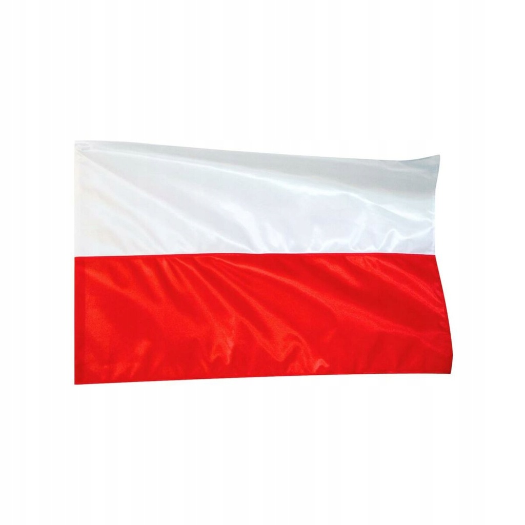 Flaga narodowa Polska 70x112 cm trzonek 22-25 mm