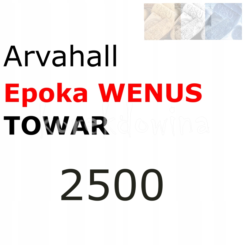 A 2500 towaru WENUS FOE Arvahall