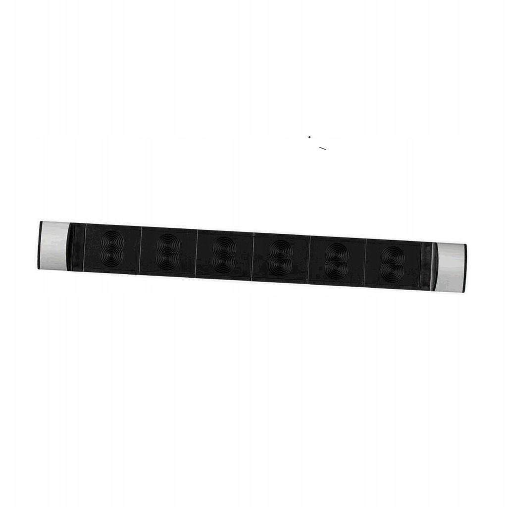 Listwa Magnetyczna do noży Soft Touch Czarna 34 cm