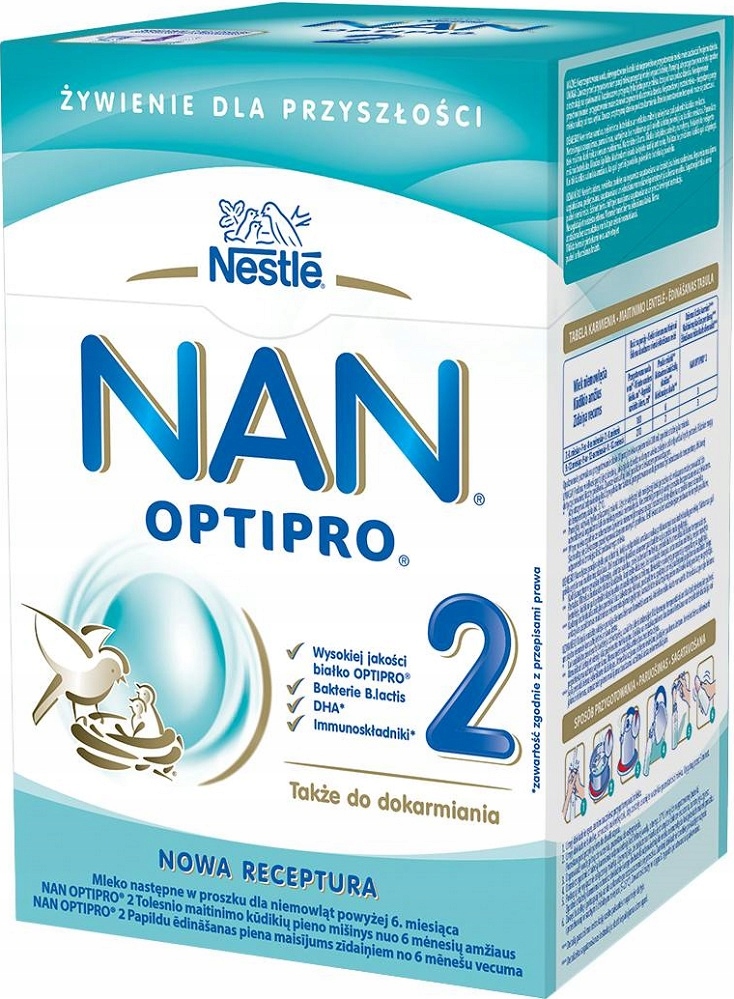 Nestle NAN Optipro 2 Mleko Modyfikowane Następne powyżej 6 miesiąca 650 gr