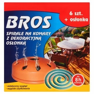 SPIRALE.NA KOMARY Z DEKORACYJNĄ OSŁONĄ 6SZTU.