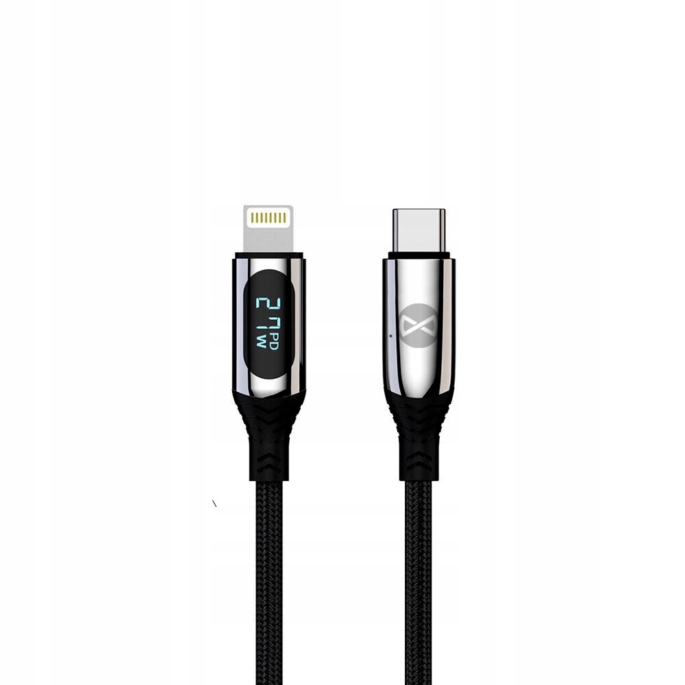 Forever kabel LCD USB-C - Lightning 1,0 m 27W czarny