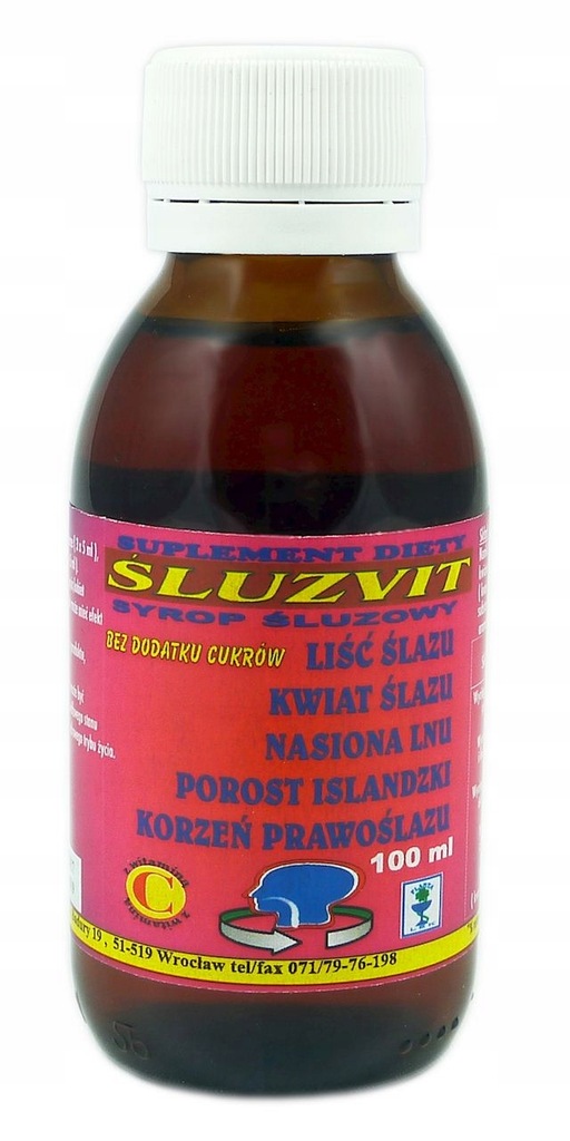 Syrop Śluzvit bez cukru 100ml PLANTA-LEK