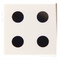 LEGO TILE 2x2 ELEMENT DO KOSTKI DO GRY 3068bpb0291