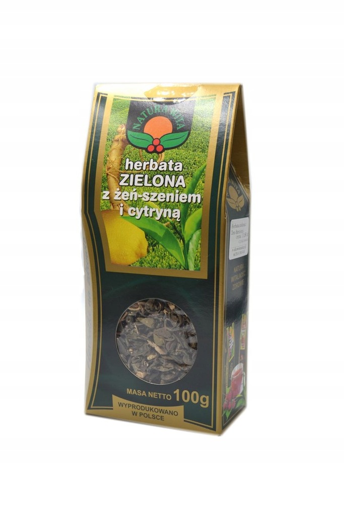 Herbata zielona z Żeń-Szeniem i cytryną 100g