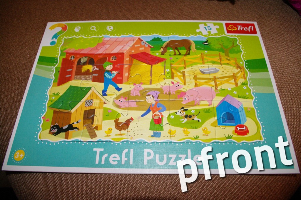 Puzzle Trefl dla dzieci 3+ FARMA