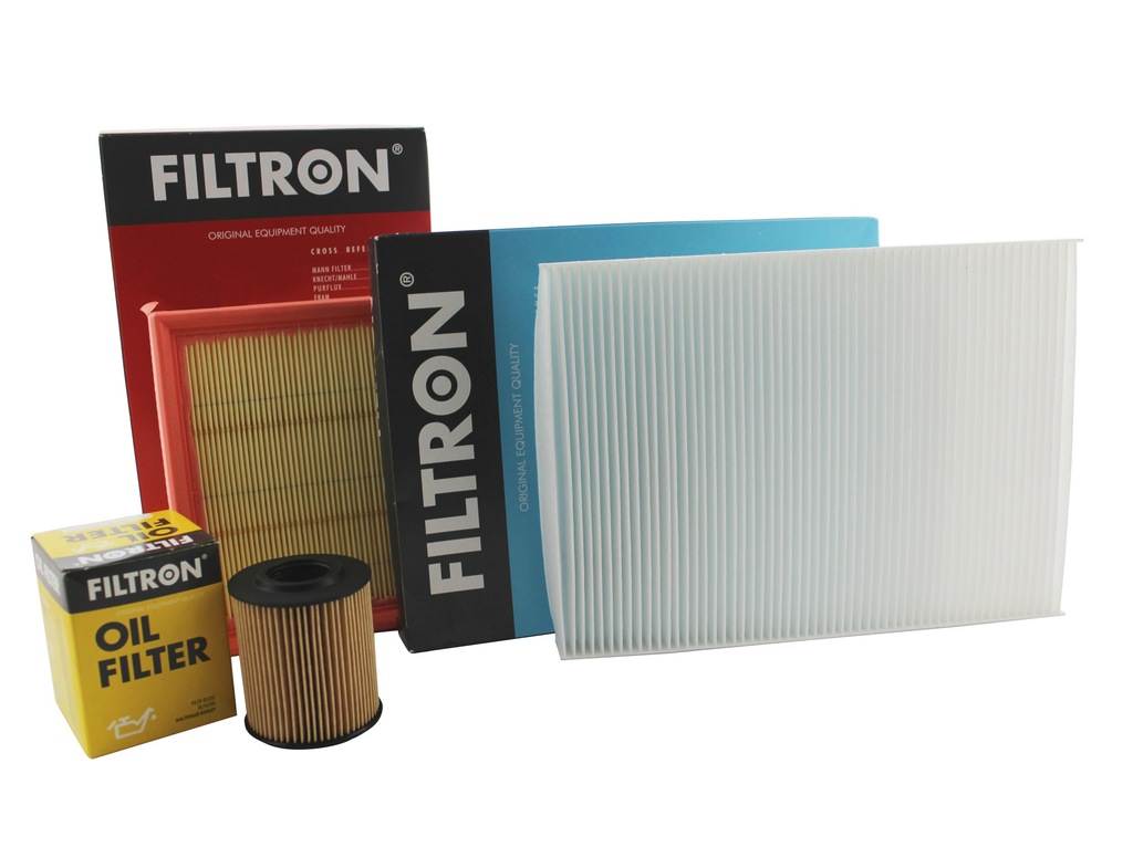 zestaw 3 filtrów filtron NISSAN NOTE 1 I e11 1.4