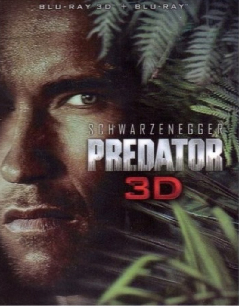 Predator blu-ray 3d Schwarzenegger