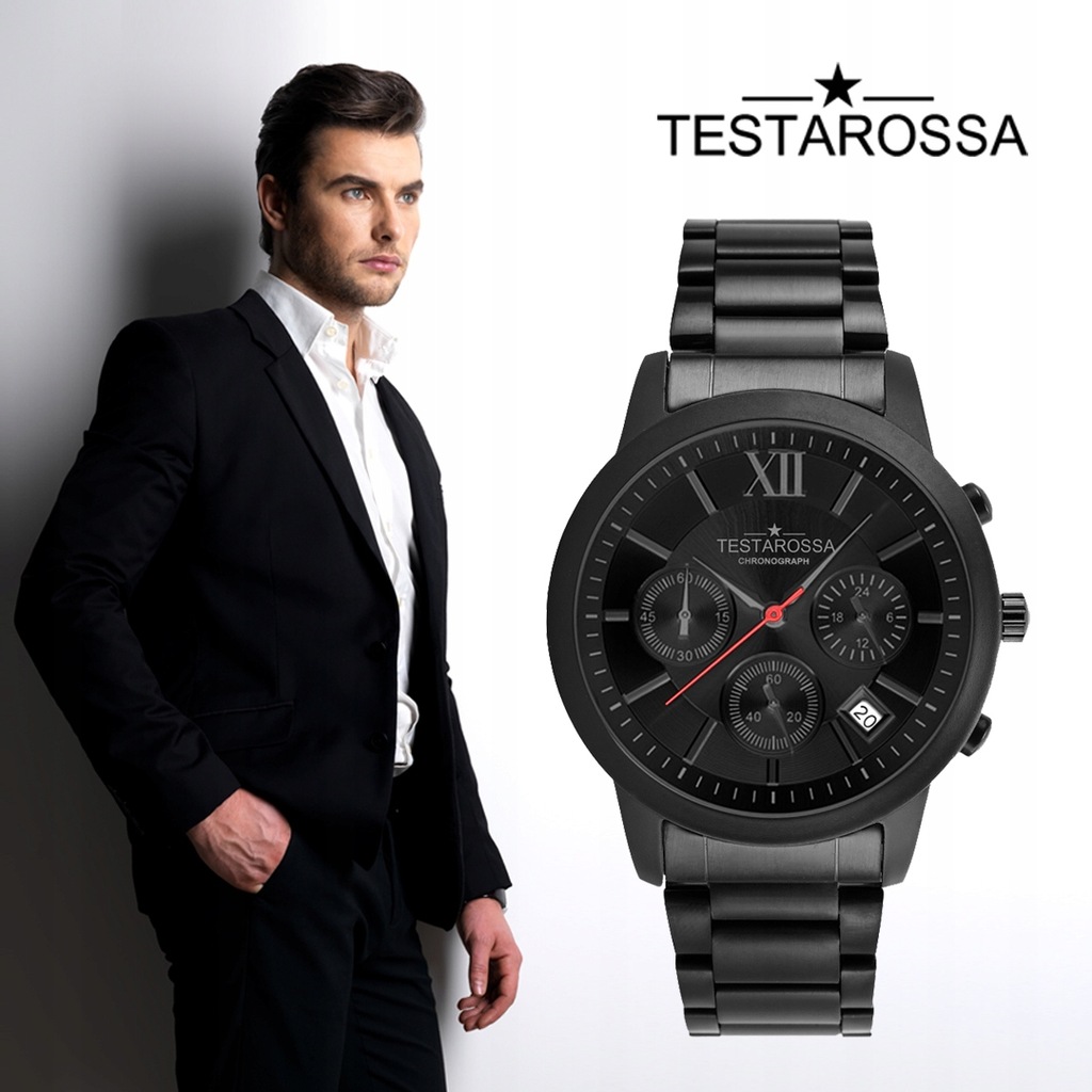 Купить Мужские часы TESTAROSSA CHRONOGRAF TR4890 BLACK: отзывы, фото, характеристики в интерне-магазине Aredi.ru