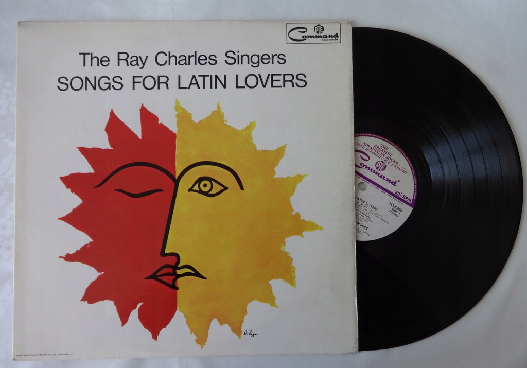 Ray Charles Singers-Songs For Latin Lovers (LP) EX