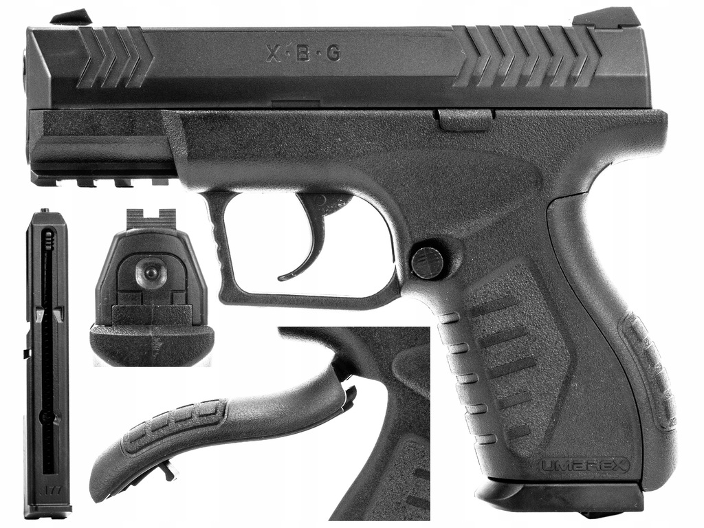 Wiatrówka Pistolet CO2 Umarex XBG 4,5 mm BB