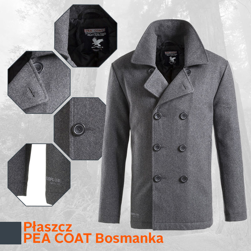 Купить SURPLUS Классическое теплое пальто БУША Bosman XL: отзывы, фото, характеристики в интерне-магазине Aredi.ru
