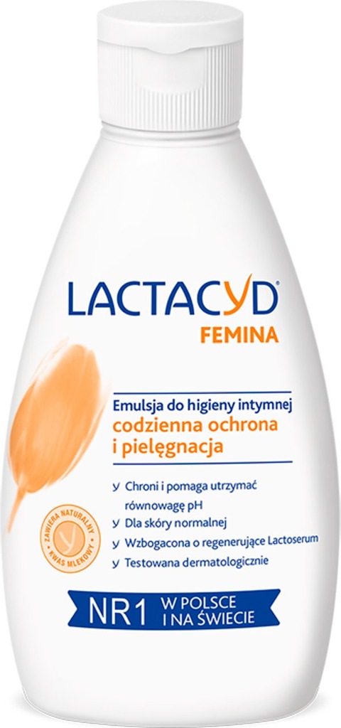 LACTACYD FEMINA EMULSJA DO HIGIENY INTYMNEJ 200ML