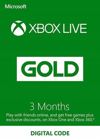 Xbox Live Gold 3 Miesiące Xbox Live Klucz GLOBAL