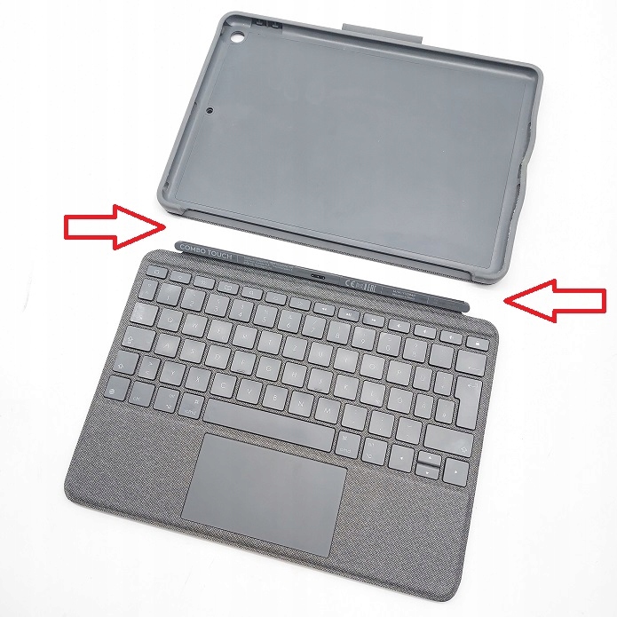 Klawiatura Etui Logitech do iPad 7,8,9 gen. DEFEKT