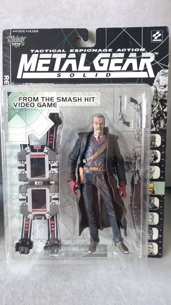 Revolver Ocelot Metal Gear, figurka NECA McFarlane