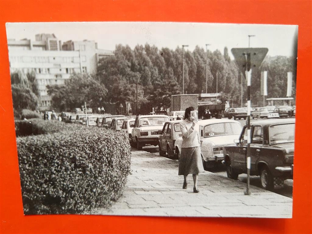 PRL stary samochód fotografia (1268a)