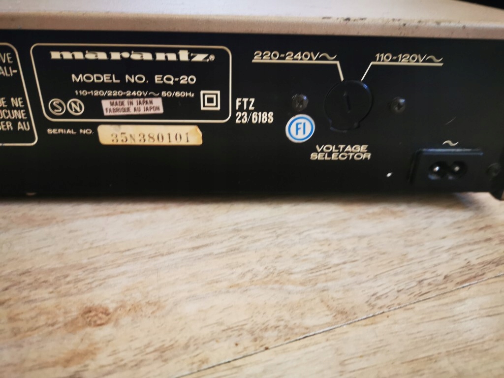 equalizer marantz EQ20 8225345703 oficjalne archiwum Allegro