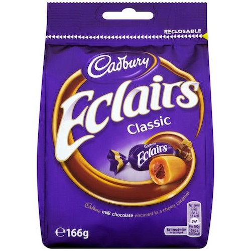 Cadbury Eclairs - Cukierki Toffi Torebka 166g UK