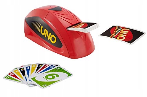 Mattel Gra karciana Uno extreme + maszyna do kart