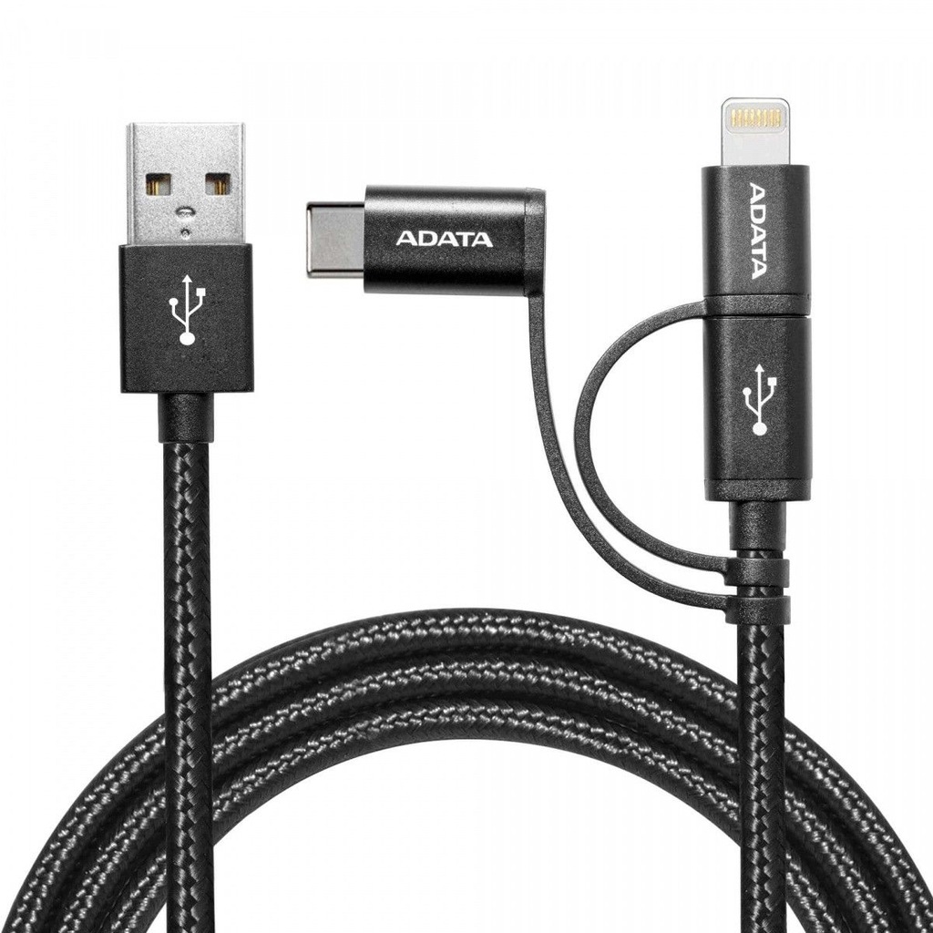 BYD - Adata Kabel USB to USBC-mUSB 100cm 3in1