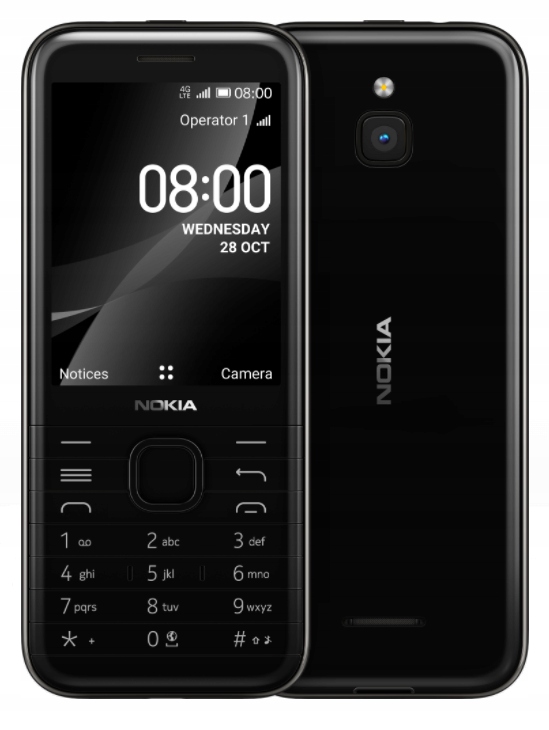 Купить Телефон NOKIA 8000 4G TA-1305 черный 2,8 дюйма 2 МП: отзывы, фото, характеристики в интерне-магазине Aredi.ru