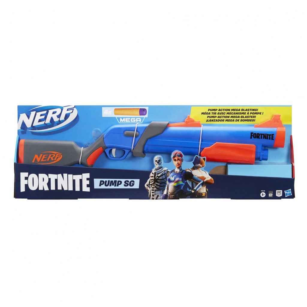 Nerf Wyrzutnia Fortnite Pump SG + 4 strzałki F0318