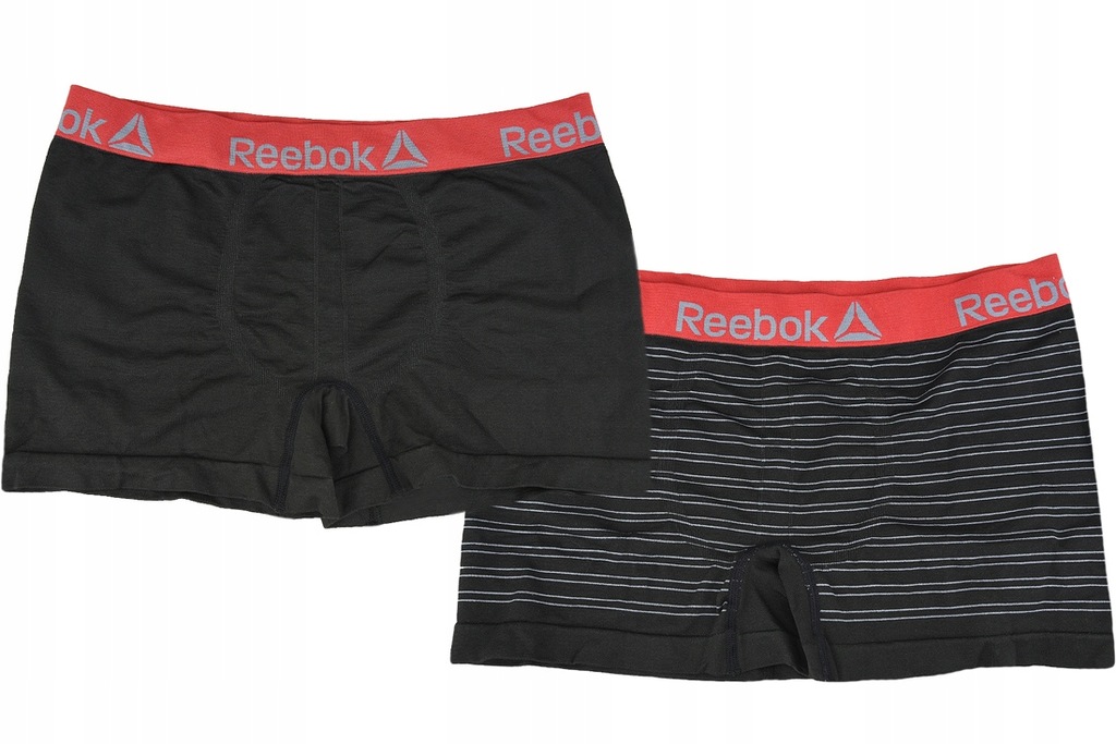 Męskie Bokserki REEBOK BARTON 2 PACK MIX F8166 -L-