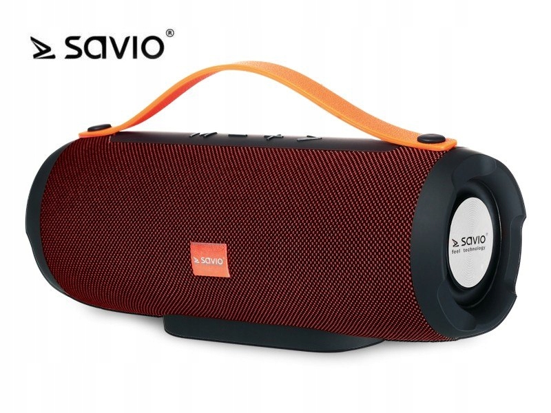 Bezprzewodowy Głośnik Bluetooth SAVIO BS-022 czerw