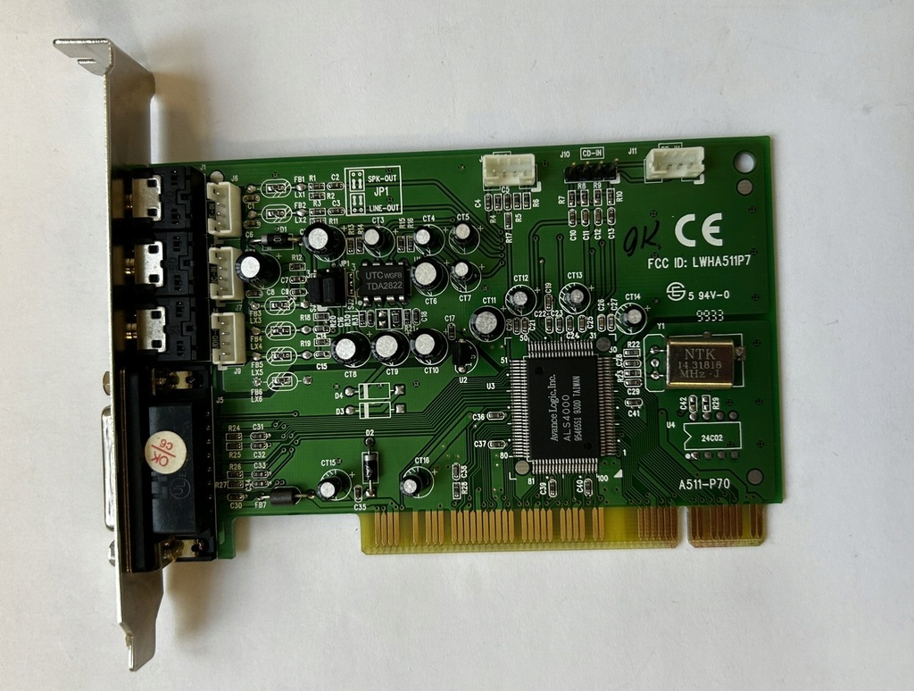 Karta dźwiękowa Avance Logic ALS4000 PCI