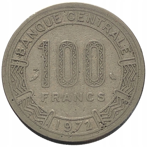 62263. Kamerun - 100 franków - 1972r.