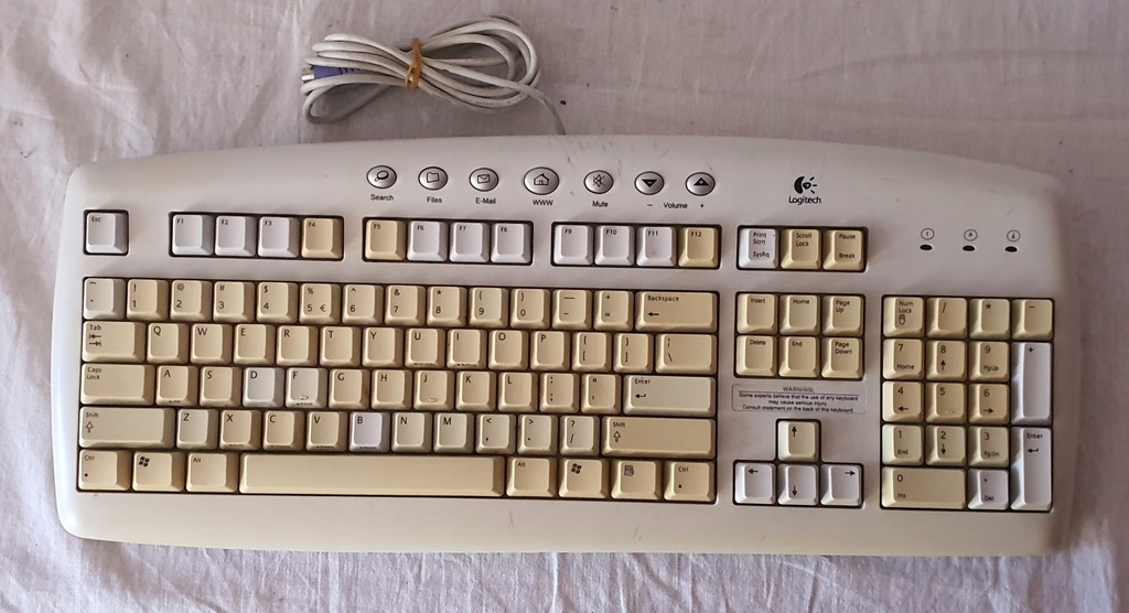 Klawiatura Logitech Y-ST39, PS/2, 100% sprawna