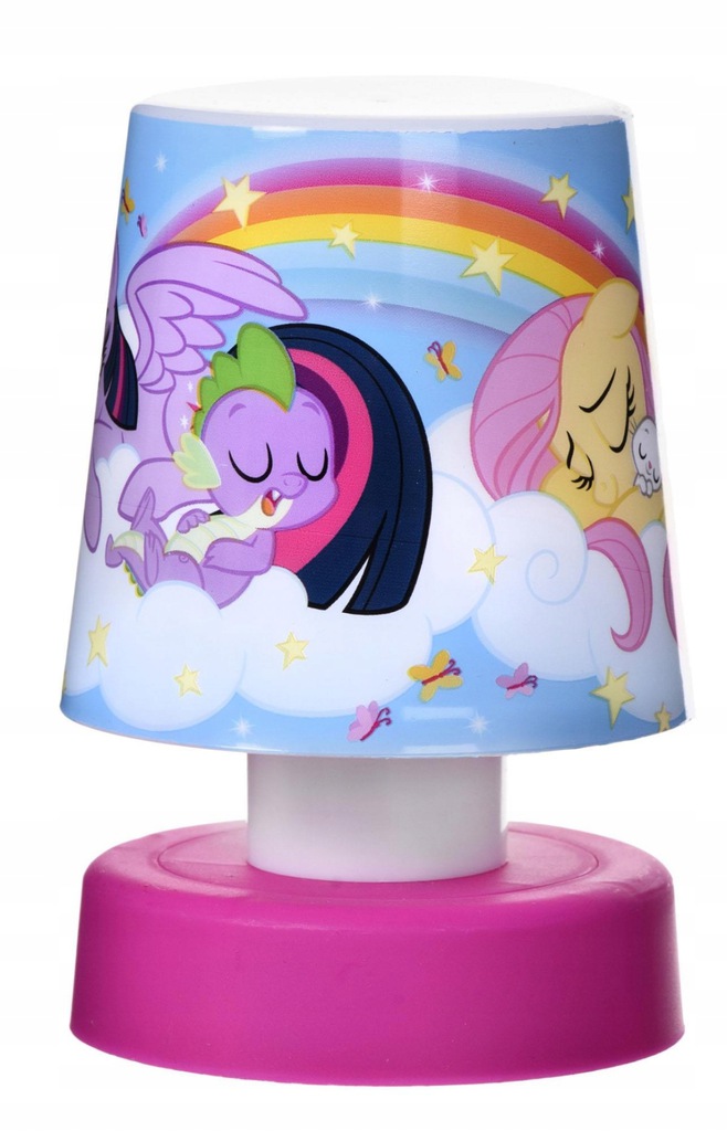 Lampka nocna led dziewczęca Kucyki Pony rgb