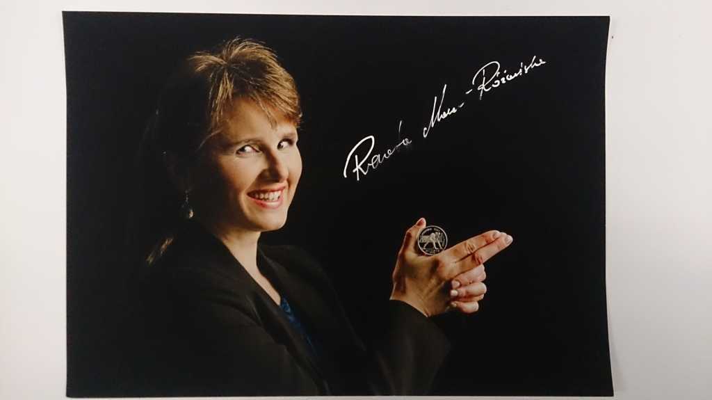 Zdjęcie i autograf Renaty Mauer-Różańskiej