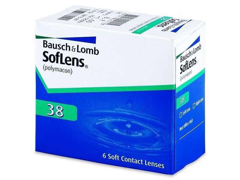 Soczewki Soflens 38 -5,50 krzywizna BC 8,7  5sztuk