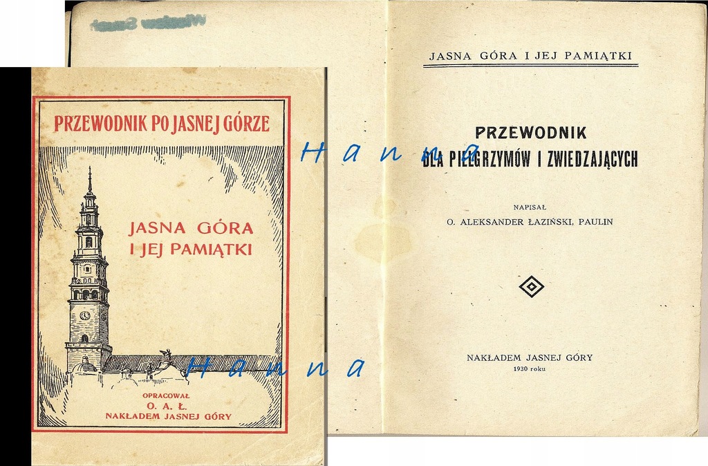 Jasna Góra i jej pamiątki 1930 Łaziński Przewodnik